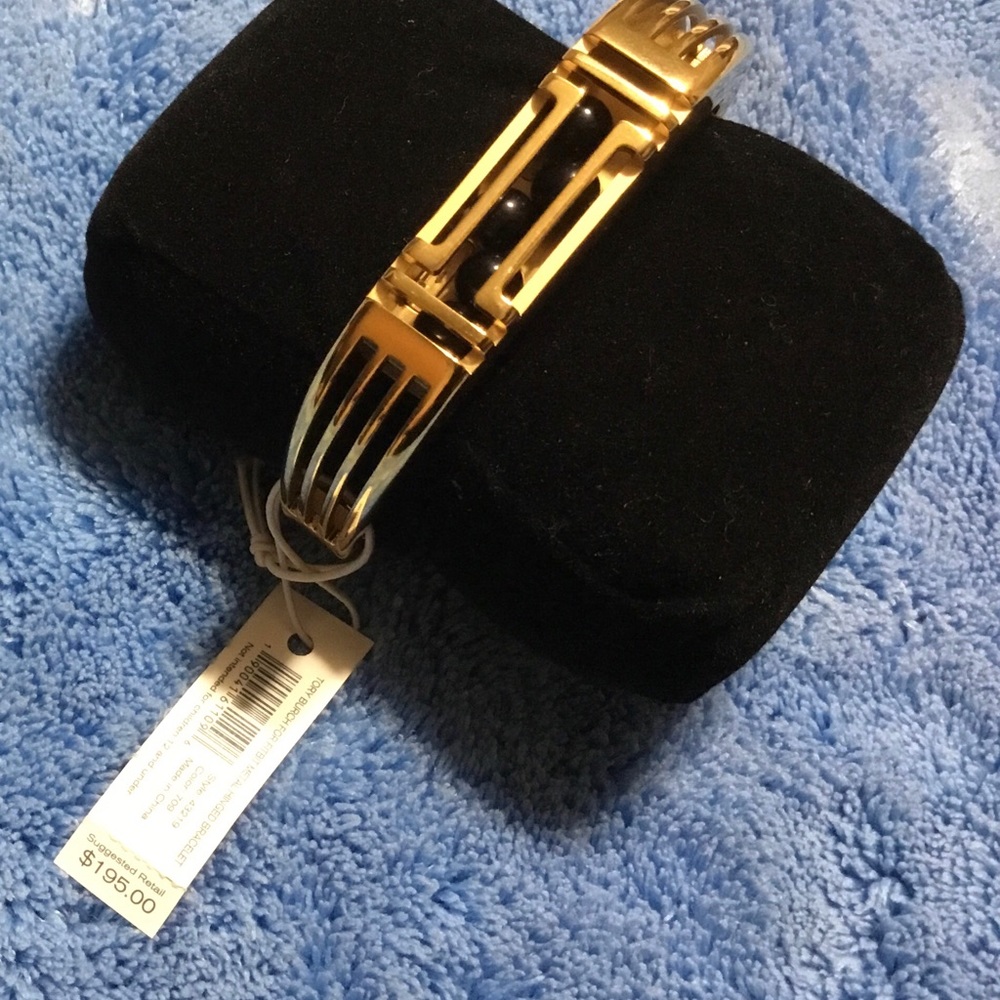 Tory Burch metal hinged bracelet for fitbit